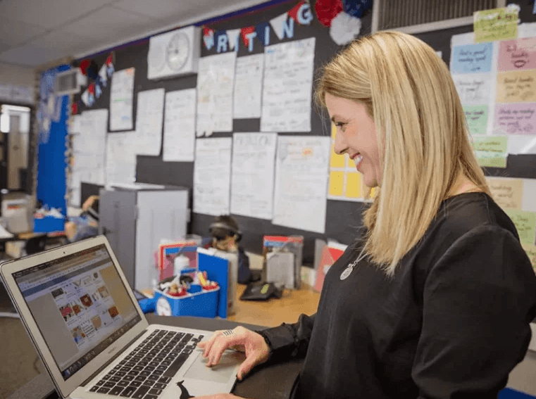 Seesaw platform overview showing teacher, student, and family interfaces